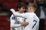 Robert Skov blev manden, som reddede FCK mod OB efter et flot frisparksmål. Foto: Jens Dresling Jens Dresling/POLFOTO