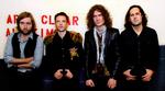 The Killers, fra venstre, Mark Stoermer, Brandon Flowers, Dave Keuning og Ronnie Vanucci, Jr., 2008, New York. Stephen Chernin/AP