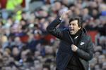 Antonio Conte er kendt for sin entusiasme på sidelinjen, men måske er den ved at aftage lidt i jobbet hos Chelsea i London.
    
   Rui Vieira/AP