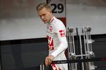 Sæsonens første test var alt andet end en opmuntring for Kevin Magnussen før starten på formel 1-sæsonen. Francisco Seco/Ritzau Scanpix