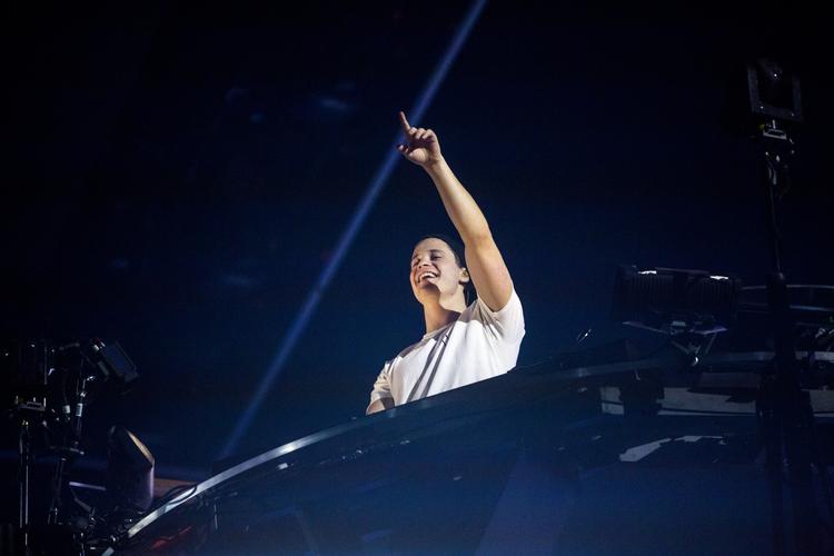 Den norske DJ Kygo optrådte i Royal Arena i København 11. februar, men gæster også Tinderbox til sommer.    Andreas Haubjerg/Ritzau Scanpix