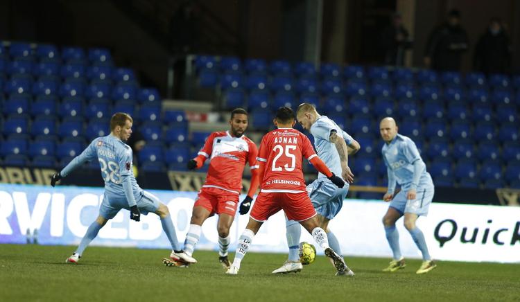 Helsingørs Adnan Mohammad (25) under Alka Superliga-kampen imellem Randers FC og FC Helsingør på Bionutria Park Randers. Mikkel Berg Pedersen/Ritzau Scanpix