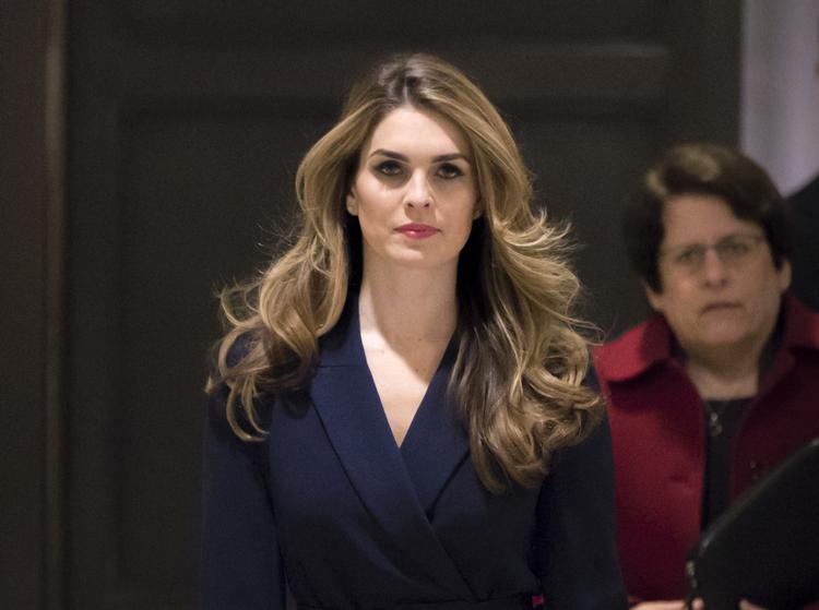 Hope Hicks har besluttet at kvitte jobbet som kommunikationschef i Det Hvide Hus.  J. Scott Applewhite/AP