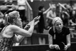 Pia Toelhøj (tv.) tilskriver æren for sit comeback den tidligere holdkammerat fra Hillerød, Petra Sörling (th.), der i øvrigt er formanden for det svenske bordtennisforbund  