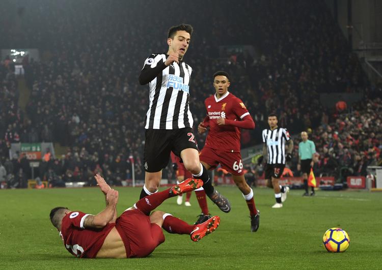 Liverpool behøvede ikke at overanstrenge sig i aftenens sejr over Newcastle. Anthony Devlin/AP