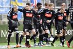 Anders Egholm scorede det første mål i Farum, hvor FC Helsingør nu har langt til årets første sejr. Lars Møller/Ritzau Scanpix