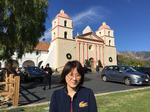 »Jeg tjente mere i Korea, men jeg har fået mit liv tilbage. I Sydkorea tilhørte mit liv firmaet«, siger Eunyoung Hwang, der er flyttet til Canada. Her ses hun fotograferet på en ferie i Californien, USA. Privatfoto/Eunyoung Hwang