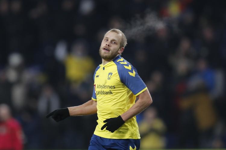 Teemu Pukki har bragt Brøndby på 2-0. Jens Dresling/POLFOTO