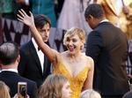 Greta Gerwig har med 'Barbie' instrueret den bedst sælgende film af en kvindelig instruktør nogensinde. Her ankommer hun til oscarfesten i 2018. I år blev hun ikke nomineret til Bedste instruktør, hvilket er blevet højlydt kritiseret.   Eric Jamison/AP