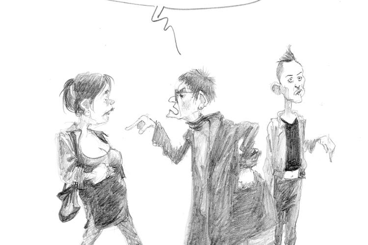 Roald Als/Politiken-Tegning