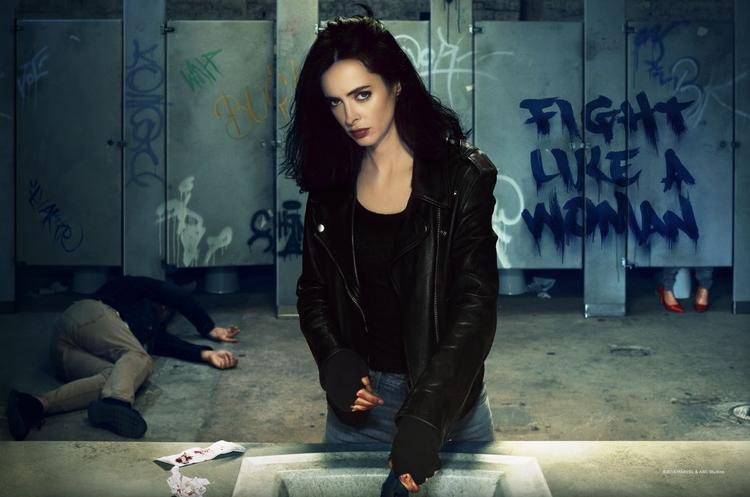 Krysten Ritter spiller den hårdtslående, men komplekse Jessica Jones i Netflix-serien af samme navn. Pr-foto, Netflix