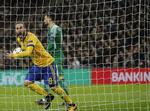 Efter en udligning af Gonzalo Higuain (billedet) fik Juventus scoret igen - og så skulle Tottenham jagte en udligning. Frank Augstein/AP