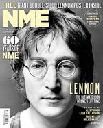 Her er det John Lennon på forsiden af NME, da bladet havde 60 års jubilæum.  