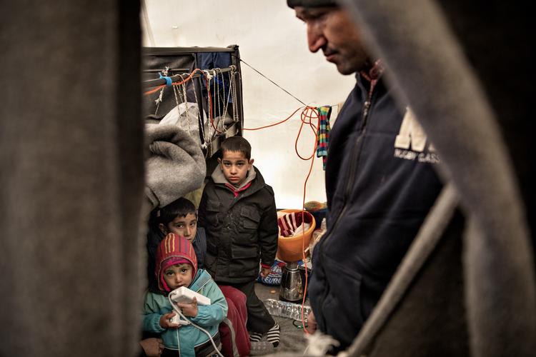 De seneste tre år er hundredtusindvis af flygtninge gået i land på den græske ø Lesbos, Grækenland. Hver måned ankommer stadig flere tusinde til flygtningelejren Moria. (arkivfoto) Jacob Ehrbahn/POLFOTO