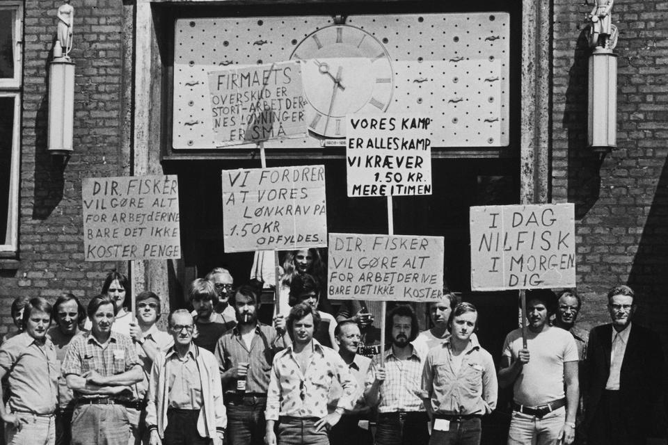 I 1975 gjorde arbejdere hos Nilfisk det klart, at deres kamp var alles kamp. 

   Morten Langkilde/POLFOTO