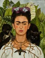 En Barbie-dukke modelleret over den afdøde, mexicanske kunstner Frida Kahlo har vakt utilfredshed blandt Kahlos slægtninge. Her ses et af malerens mange selvportrætter fra 1940 (arkiv).   
    
   /AP