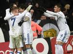 
Fiaskoen blev forhindret i overtiden, da Federico Santander scorede til 4-3, så FCK'erne kunne juble. De var gået i stå i anden halvleg og blev udfordret og presset hårdt af et overraskende godt og modigt spillende FC Helsingør-hold.
   Poulsen Lars/POLFOTO