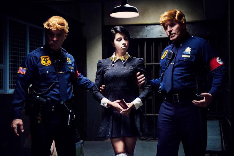 Pussy Riot lægger ikke fingre imellem, når de kritiserer Trump, Putin eller korruption i retssystem. I dag er de blevet offentliggjort som optrædende på Heartland Festival i den første weekend i juni. Pr-foto, Jonas Akerlund
