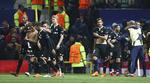 Wissam Ben Yedder, Simon Kjær og co. leverede et stort resultat på Old Trafford.  Dave Thompson/AP