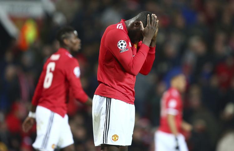 Lukaku fik scoret, men United er færdige i Champions League. 
   Dave Thompson/AP