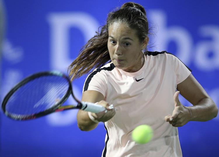 20-årige Daria Kasatkina er et af tidens varme navne på WTA Touren, hvor hun snart er bedste russer i hierarkiet. Kamran Jebreili/AP
