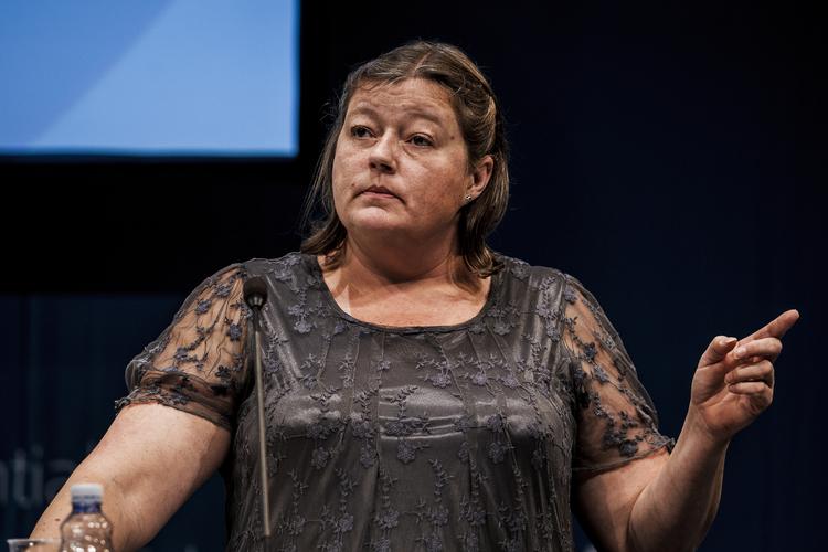 Mette Gjerskov har flere tange udtalt sig kritisk om partiledelsen - for eksempel udlændingepolitikken.  Pedersen Mikkel Berg/POLFOTO