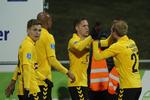 Kjartan Finnbogason sikrede 1-1 for Horsens, da der manglede 6 minutter i Lyngby.  Jens Dresling/POLFOTO