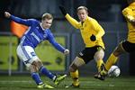Efter 90 nerveprirrende minutter søndag stod det klart, at Horsens skal møde de bedste hold i slutspillet.  Jens Dresling/POLFOTO