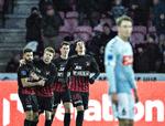 Gjorde Sønderjyske tilstrækkelig modstand, da FC Midtjylland i 89. minut scorede til 2-1? Det skal Fodboldens Disciplinærinstans kigge nærmere på. Henning Bagger/Ritzau Scanpix