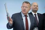 »Skadeligt og kortsigtet«. Sådan betegner statsminister Lars Løkke Rasmussen (V) Trumps toldmur. Jens Dresling/POLFOTO