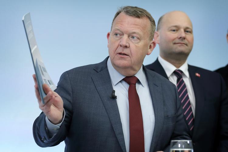»Skadeligt og kortsigtet«. Sådan betegner statsminister Lars Løkke Rasmussen (V) Trumps toldmur. Jens Dresling/POLFOTO