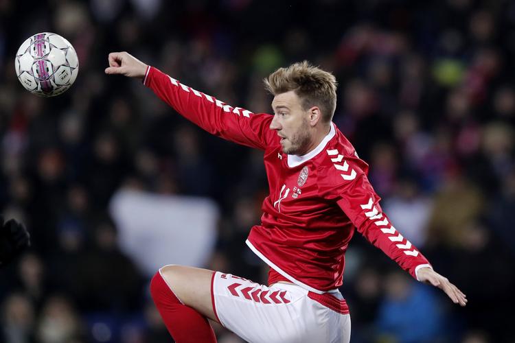 Nicklas Bendtner gjorde det fint, da han kom i Danmarks 1-0-sejr over Panama torsdag aften i Brøndby. Jens Dresling/POLFOTO