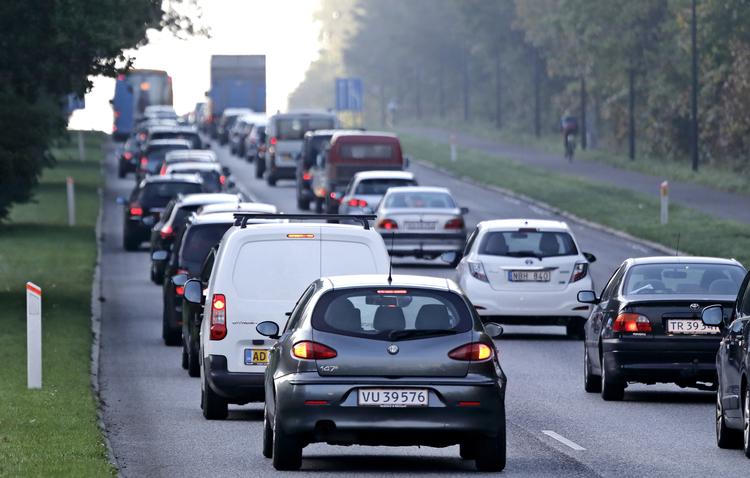 Der kan opstå tæt trafik på vejene i påsken. Jens Dresling/POLFOTO