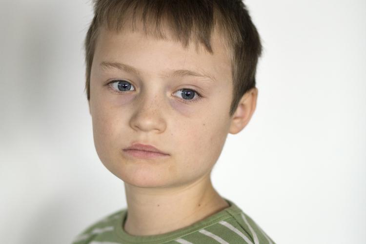 Hjalte, 9 år.

   Louise Herrche Serup/POLFOTO