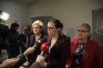 Socialminister Mai Mercado (K) fremlægger skilsmisseforliget.  