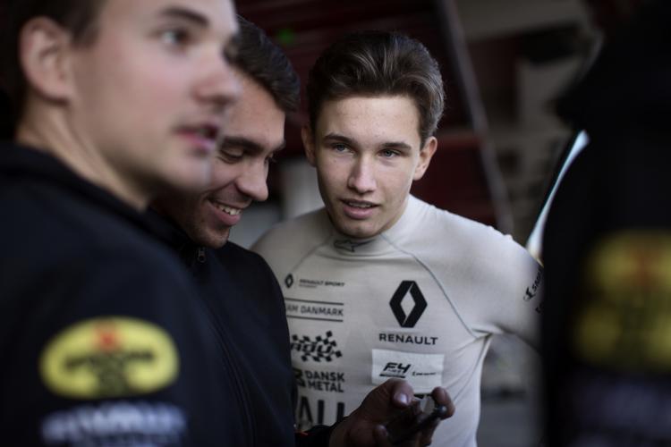 16-årige Christian Lundgaard  har fart på fra starten af sæsonen. Nanna Navntoft/POLFOTO