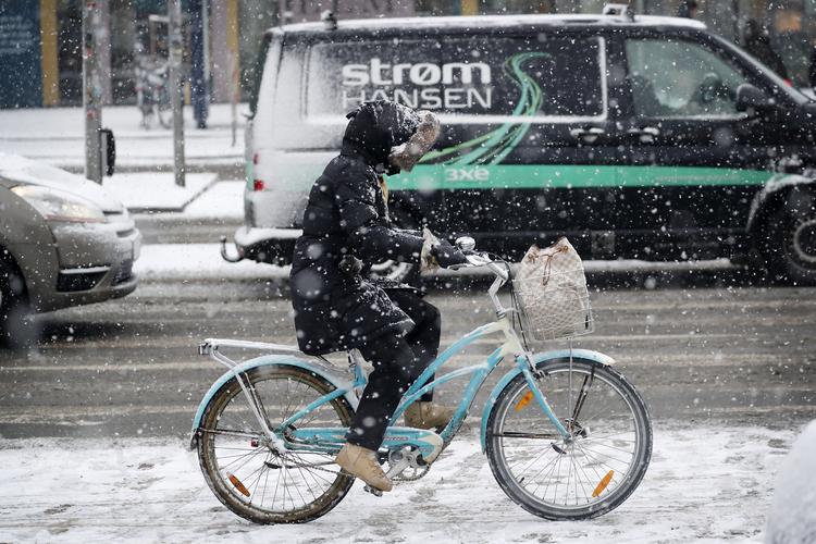Snestorm kan være på vej til Falster, Møn og Bornholm, lyder det fra Danmarks Meteorologiske Institut   Jens Dresling/POLFOTO