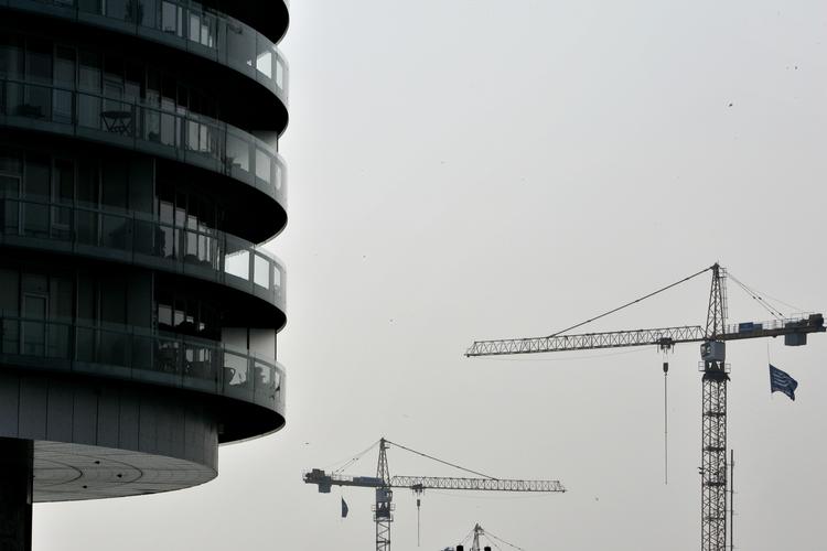 Kraner på byggeplads i København. Arkivfoto.
   Jonathan Bjerg Møller/POLFOTO
