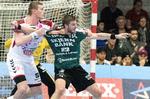 Skjern imponerede stort ved at slå den ungarske storklub Veszprem i Champions League - den vestjyske klub er en af de idrætsklubber i Danmark, der nyder godt at det største kommunale sponsorat. John Randeris/Ritzau Scanpix