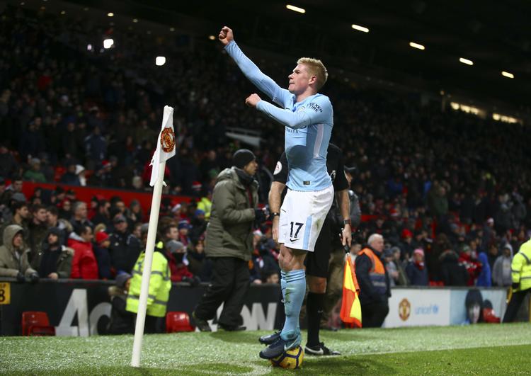 Statistikken er med Kevin de Bruyne, når snakken falder på hans kvaliteter og betydningen for Manchester City. I Premier League har han denne sæson flest assists, lavet flest afleveringer gennem forsvaret og lavet flest indlæg. Han har også spillet 2666 ud af 2790 minutter i ligaen. Foto: AP/Dave Thompson. Dave Thompson/AP