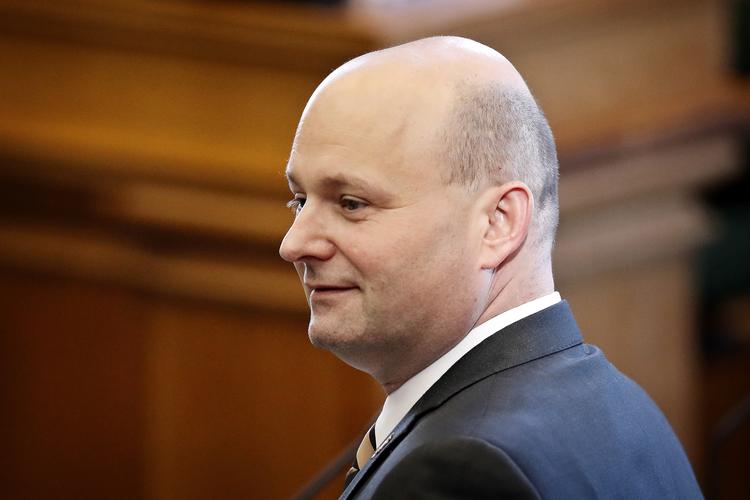 Justitsminister Søren Pape gav forkerte oplysninger til Folketinget, da han var i samråd PET's opbevaring af oplysninger. Jens Dresling/POLFOTO