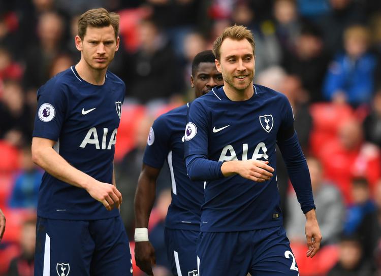 Christian Eriksen er nu oppe på 9 mål i Premier League i denne sæson.  Dylan Martinez/Ritzau Scanpix