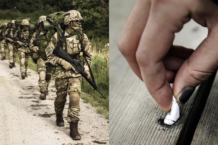 god dårlig soldater skolerøg