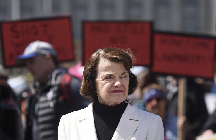 Den 85-årige Dianne Feinstein har repræsenteret Californien i Washingtog i mere end 25 år.  Josh Edelson (arkiv)/AP