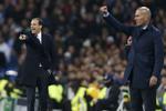 Juventus-træner Massimiliano Allegri ærgrer sig på sit holds vegne efter en flot præstation i returkampen. Francisco Seco/AP
