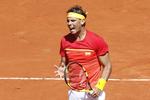 Efter en lang pause leverede Rafael Nadal i sidste weekend en overbevisende indsats, da han spillede Davis Cup for Spanien mod Tyskland.
   Alberto Saiz/AP