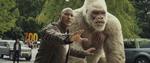 I 'Rampage out of control' tager Dwayne 'The Rock' Johnson i hovedrollen som primatologen Davis Okoye sin gamle ven, gorillaen George, i forsvar.   /AP