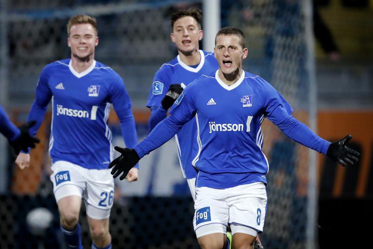 Lyngby overlevede som klub, men flere spillere forlod klubben under tumulten tidligere i år.  Jens Dresling/POLFOTO
