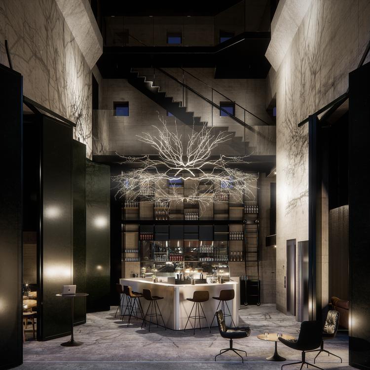 Den nye restaurant kommer til at befinde sig i rustikke omgivelser i en gammel transformerstation. Pr-foto
