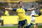 Hany Mukhtar sikrede Brøndby sejren - og kostede redaktøren point.   Poulsen Lars/POLFOTO